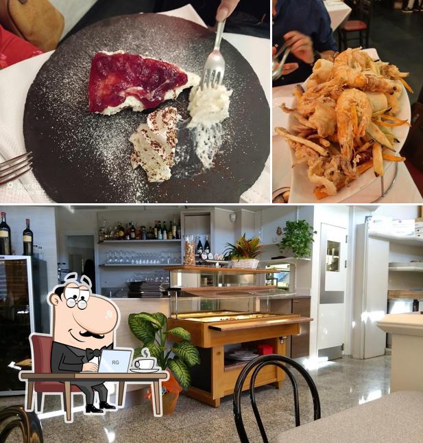 Gli interni di Vulcano Milano Pizza e Pesce