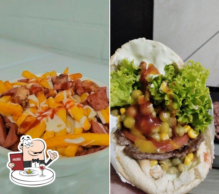 Platos en Guara Burger