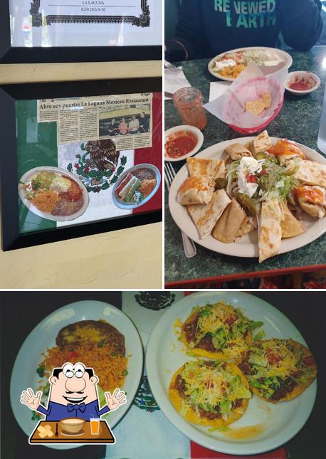 Food at La Laguna Mexican Restaurant