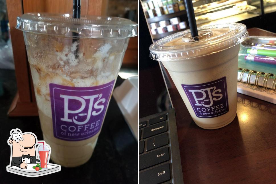 Enjoy a beverage at PJ's Coffee