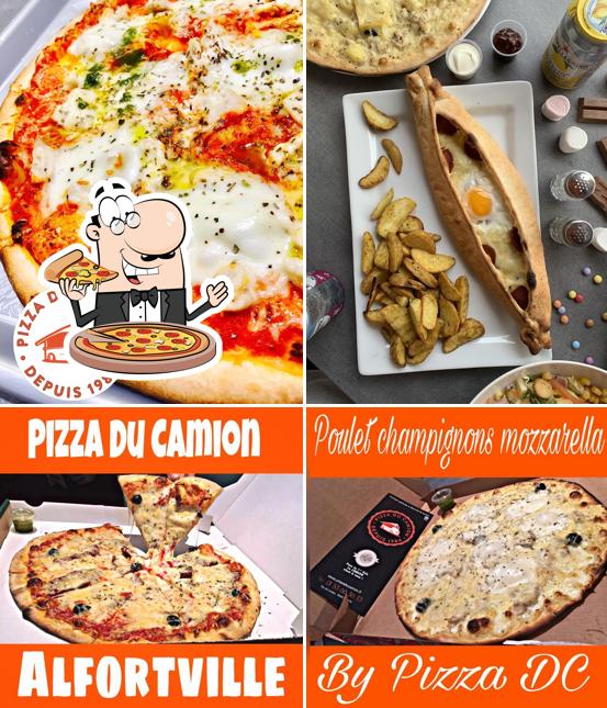 Essayez des pizzas à Pizza du camion