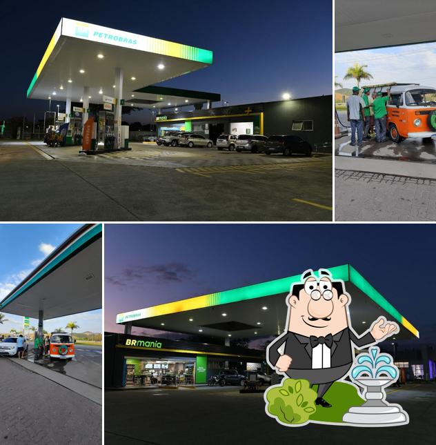 O exterior do Posto Petrobras