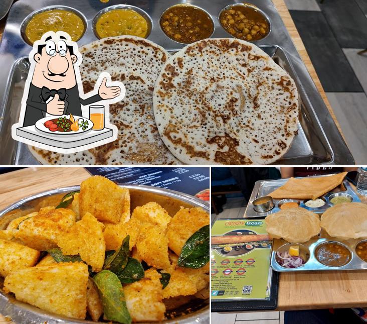 Food at Crispy Dosa Harrow