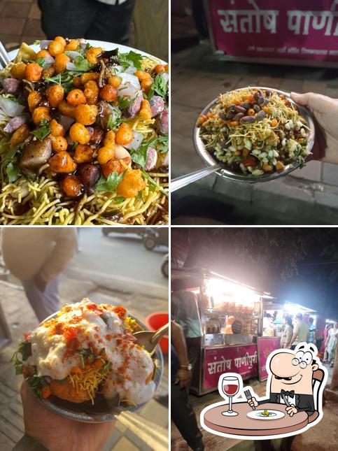 Food at Santosh Bhel