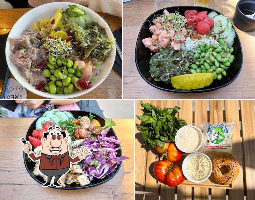 Plats à Le U Restaurant - Poke Bowl,Bagel, & more 