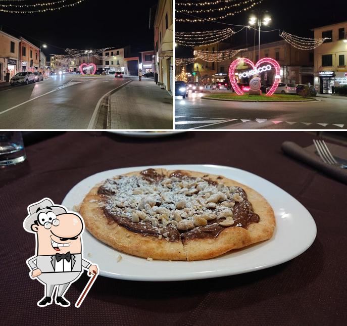 Dai un’occhiata alla immagine che mostra la esterno e cibo di Pizzeria Giropizza