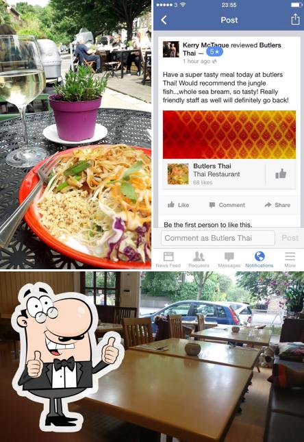 See the pic of Butlers Thai
