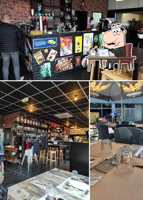 Le Papa Rock se distingue par sa intérieur et comptoir de bar