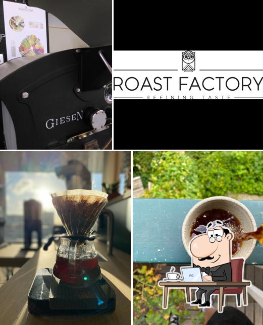 Die Inneneinrichtung von Roast Factory koffiebranderij Den Haag