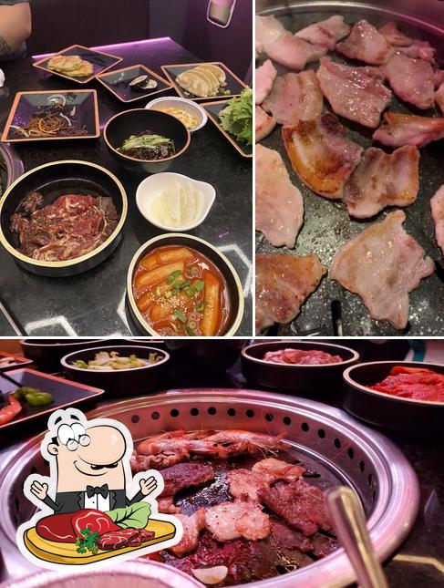 Mon Ami Korean BBQ Sainte-Catherine O offers meat meals