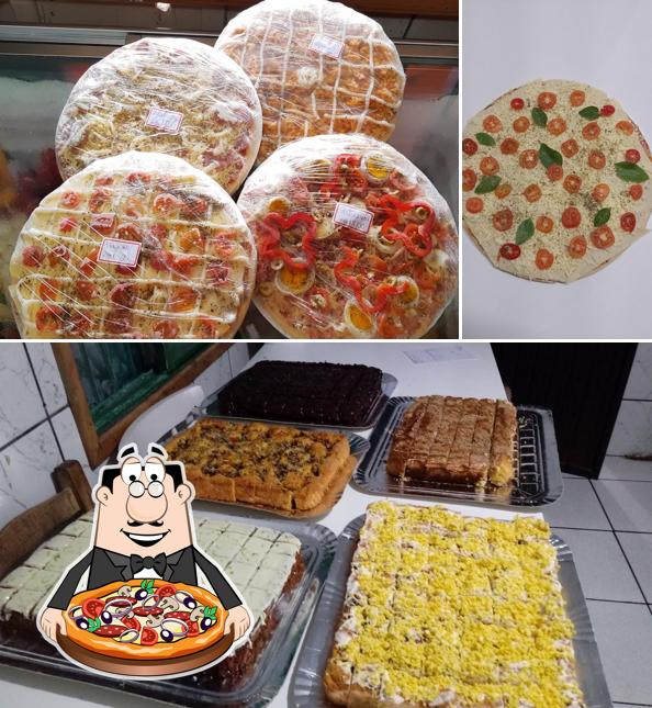 Escolha pizza no Casa Colonial Ritter