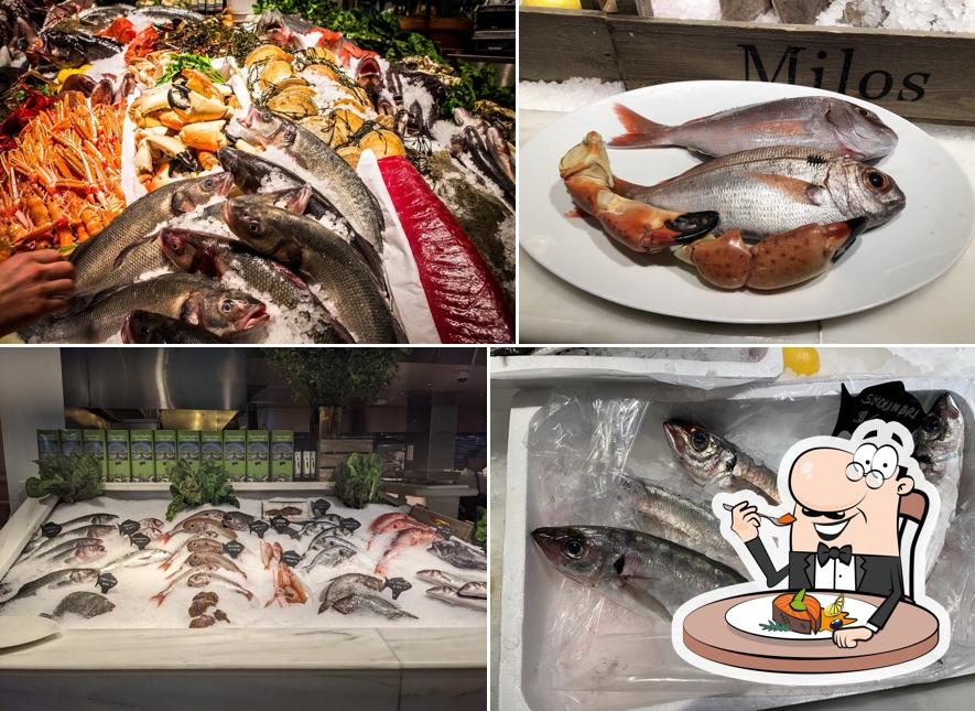 estiatorio Milos Midtown serves a menu for fish dish lovers