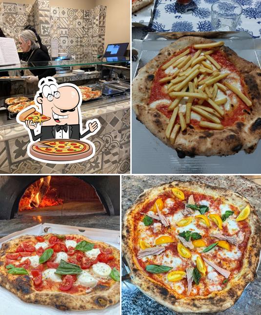 Elige entre diferentes formatos de pizza