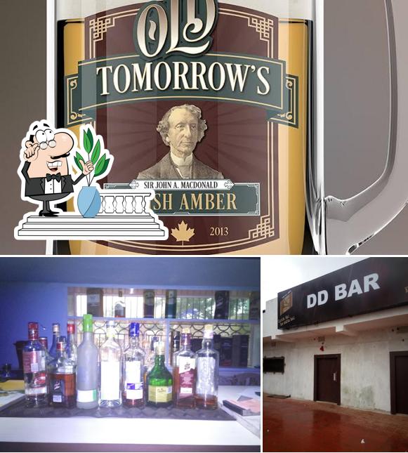 The picture of DD BAR’s exterior and alcohol