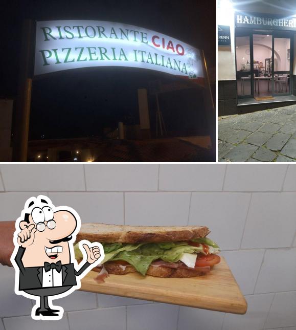 La interni e sandwich del ristorante