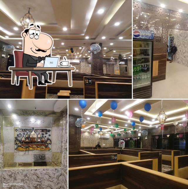 The interior of Mandi House Arabian Restaurant