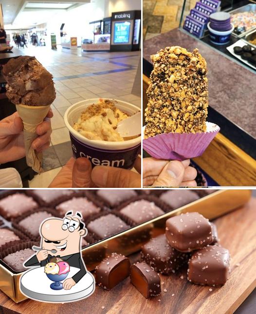 Purdys Chocolatier sert un nombre de desserts