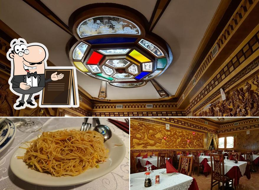 Tra le diverse cose da Ristorante cinese Grande Cina si possono trovare la esterno e interni