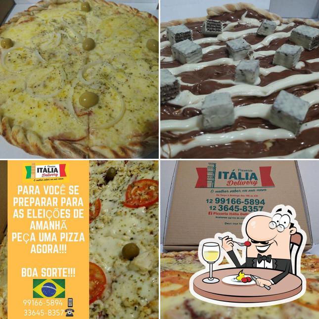 Comida em Pizzaria Itália Delivery Pinda