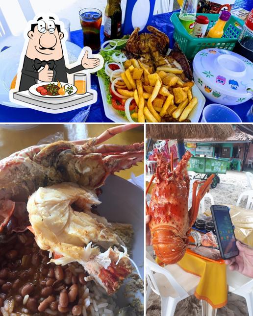 Costeletas de porco em Restaurante da Irmã Gicélia