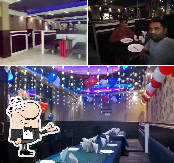 This is the photo depicting interior and bar counter at Sagar Restaurant