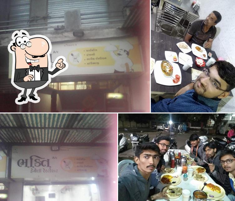 The interior of Bhakti Family Restaurant