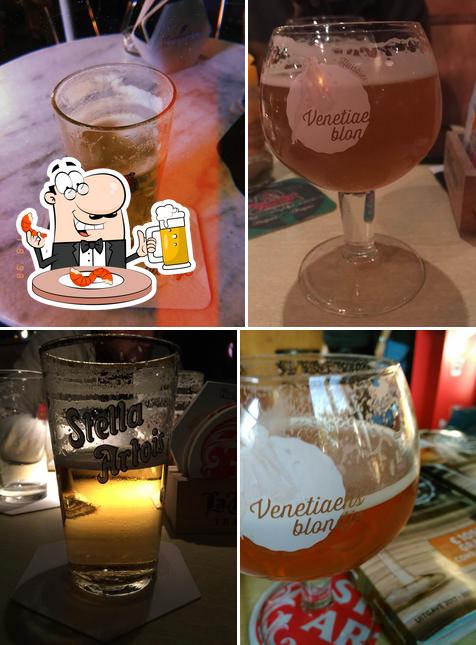 Commandez un verre de bière blonde ou brune