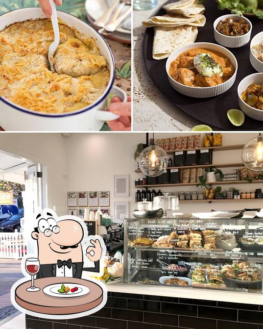 Las imágenes de comida y interior en Jess' Underground Kitchen