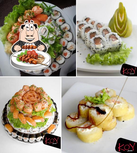 Comida em Koy Sushi