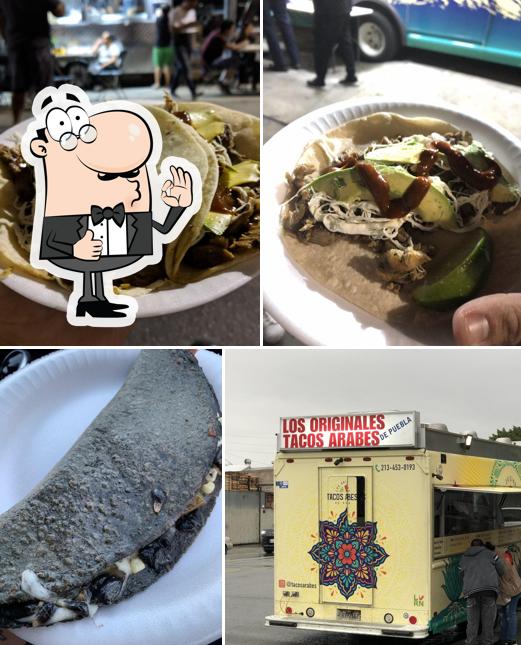 Los originales Tacos Arabes De Puebla in Los Angeles Restaurant menu