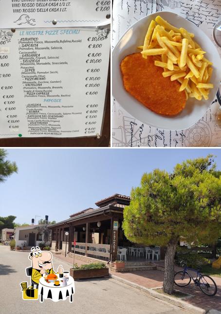 Cibo al Bar Ristorante Camping Adriatico