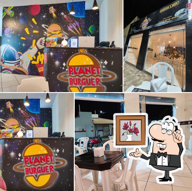 O interior do Planet Burguer 73 Jequié (Burguer e Beer)