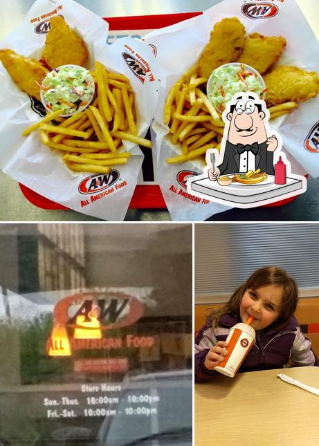 Try out finger chips at A&W Restaurant