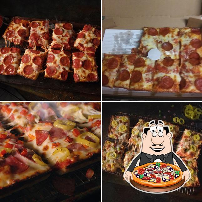 Pick different kinds of pizza