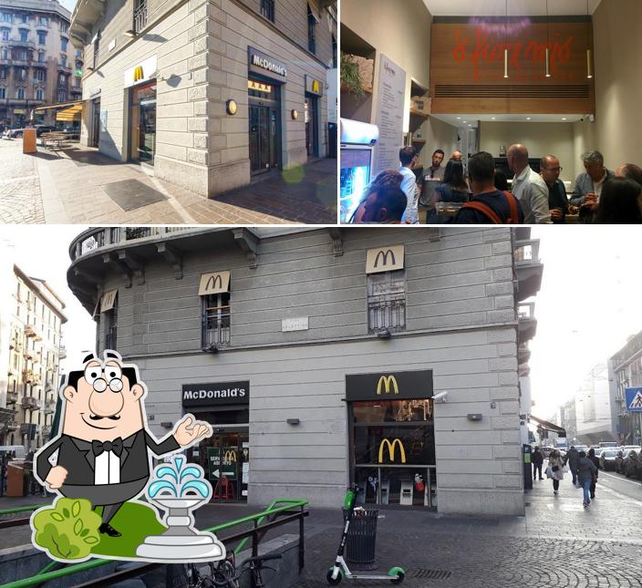 Guarda la foto che presenta la esterno e interni di McDonald's Piazza Argentina