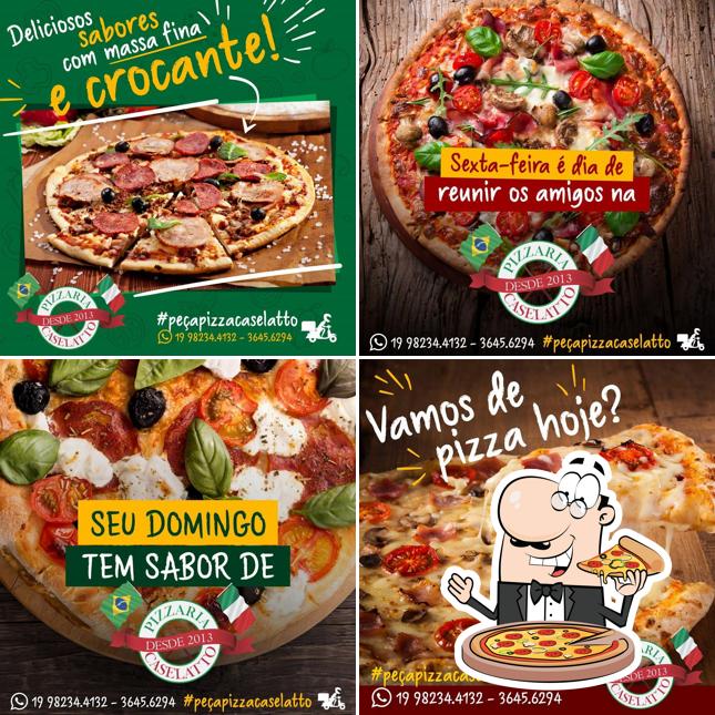 Escolha diferentes estilos de pizza