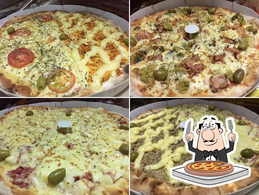 Consiga pizza no Pizzaria Emanuelly