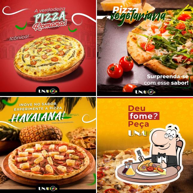 Escolha diferentes tipos de pizza