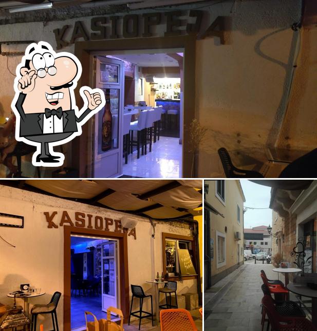 Gli interni di Caffe Bar Kasiopeja