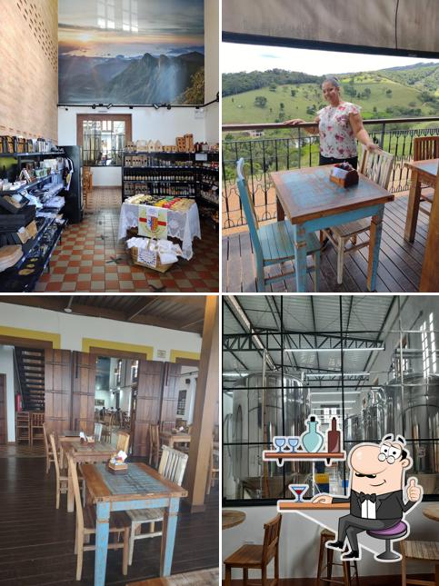 O interior do Ateliê da Cerveja - Caminho do Ouro