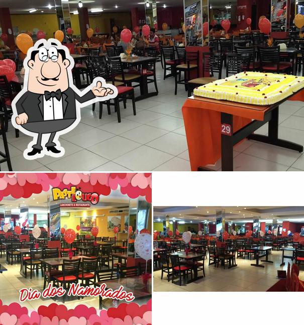 O interior do Pastelouco