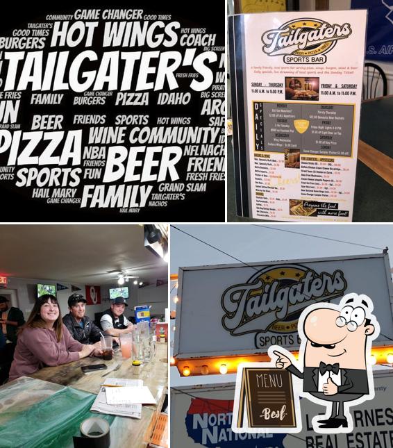 Tailgaters Sports Bar in Arco Restaurant menu and reviews