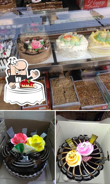 Aryan Bakery serves a variety of desserts
