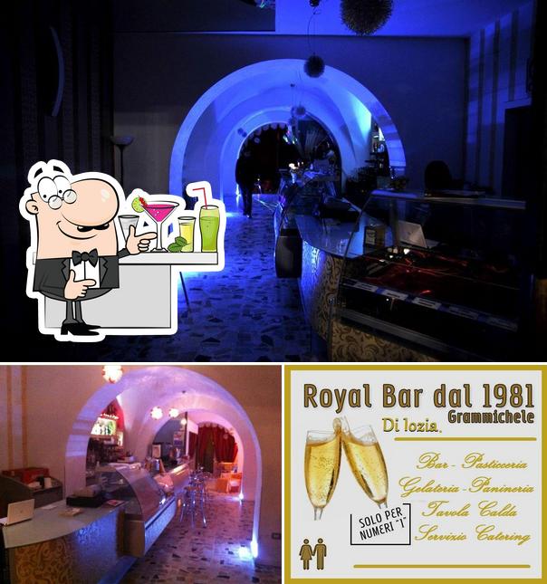 Voici l’image indiquant la comptoir de bar et bière sur Royal Bar