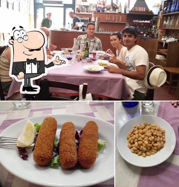 Gli interni di Trattoria Gozzi