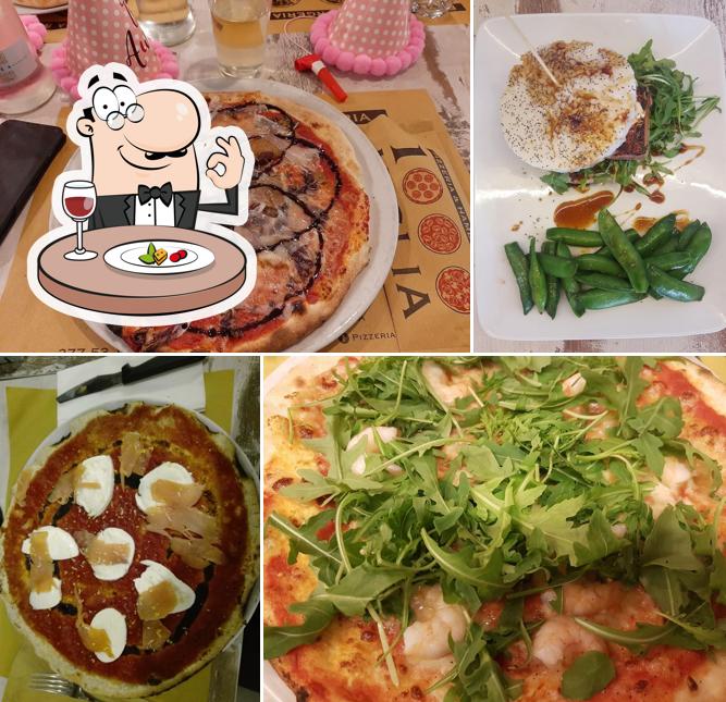 Pizzeria 1000 Miglia Creperie si caratterizza per la cibo e interni