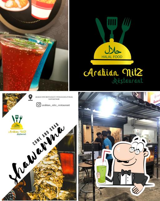 Enjoy a beverage at Arabian Nitz Restaurant