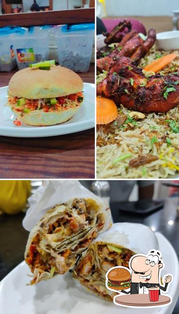 Order a burger at Bawarchi Restaurant