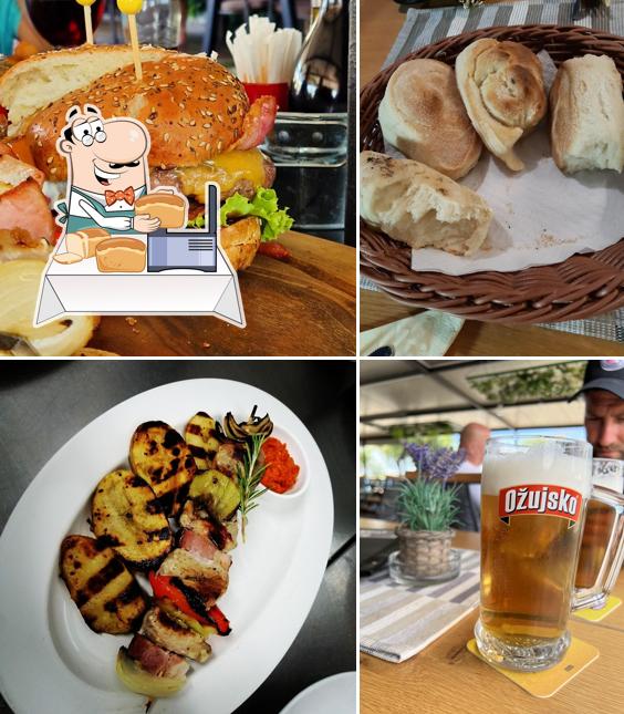 Pane all'aglio al Restoran Vidikovac