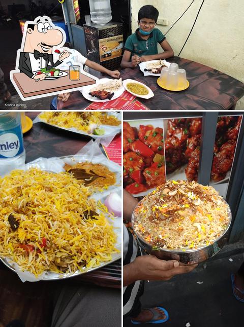 Food at Sri sai Biryani (Shiva biryani)